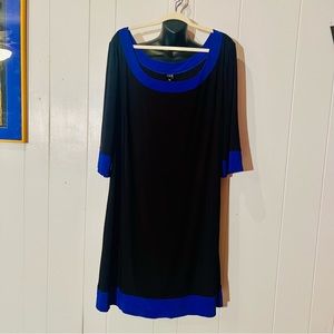 Women’s Black and Blue Dress Size 3x